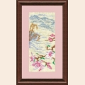 Набор для вышивания нитками ЧАРИВНА МИТЬ "Цветок сакуры"